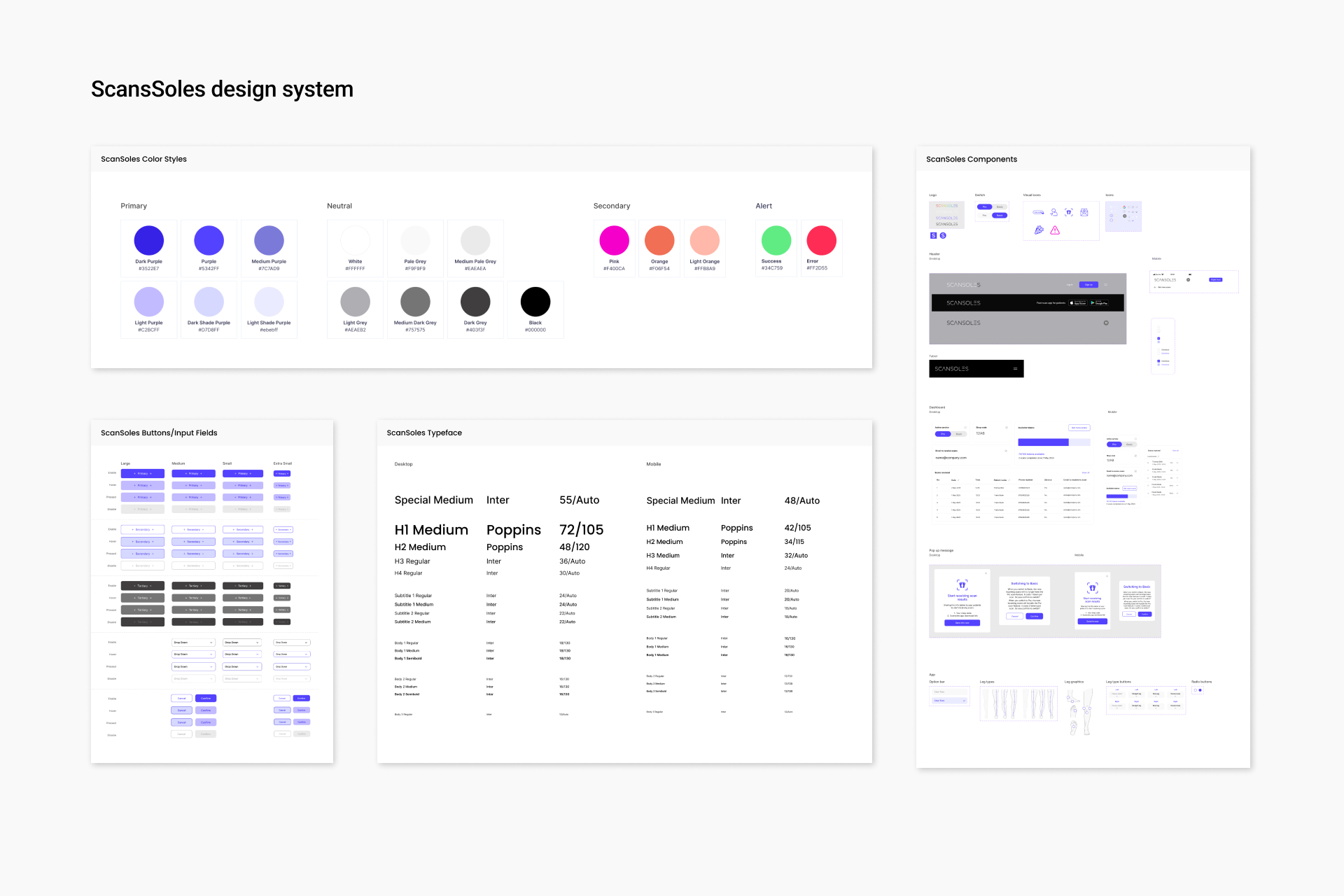 ScanSoles – design system